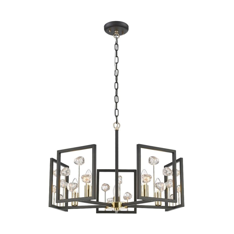 Suspensie de interior CAROLINE - Art. P0541-05A-SDAC, Zuma Line, Negru