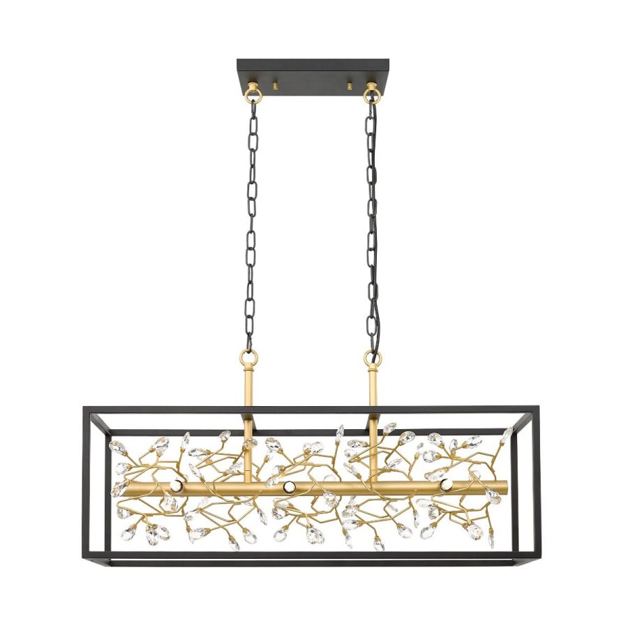 Suspensie de interior SPRING - Art. P0578-06C-P7TF, Zuma Line, Negru
