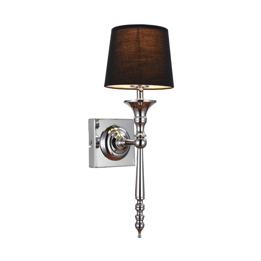 Aplică de interior CLOE - Art. RLB94875-1, Zuma Line, Negru/Argintiu