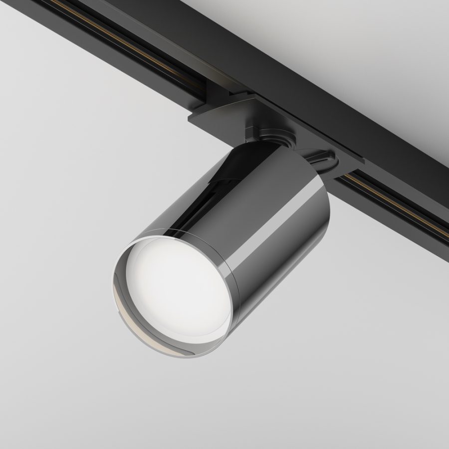 Spot pentru șină Focus S - Art. TR020-1-U-GU10-BGF, Maytoni, Negru