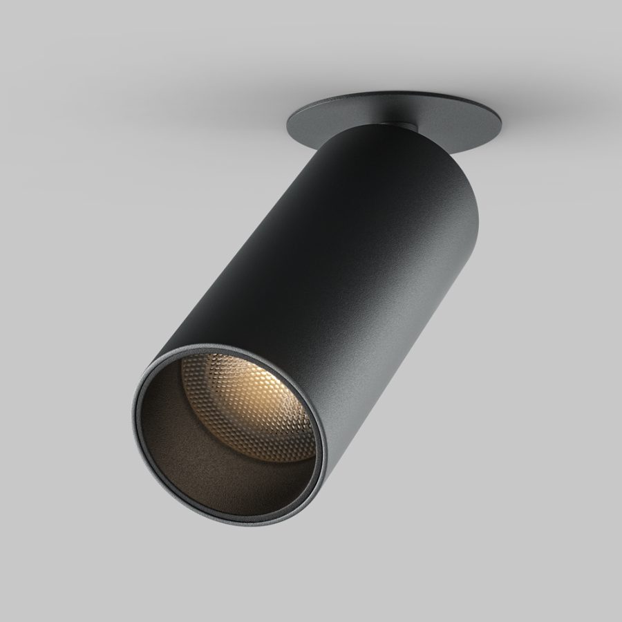 Spot încastrat FOCUS LED - Art. C053CL-L12W3K-W-B, Maytoni, Negru