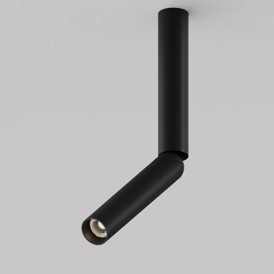 Spot aplicat Focus T - Art. C142CL-6W3K-B, Maytoni, Negru