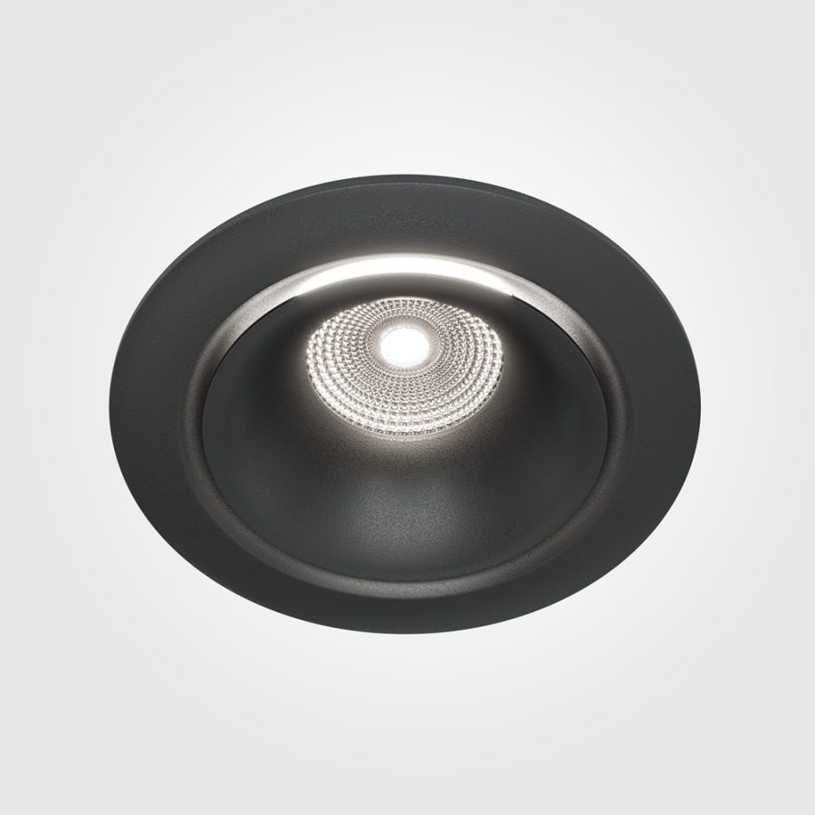 Spot încastrat Yin - Art. DL031-L12W4K-D-B, Maytoni, Negru