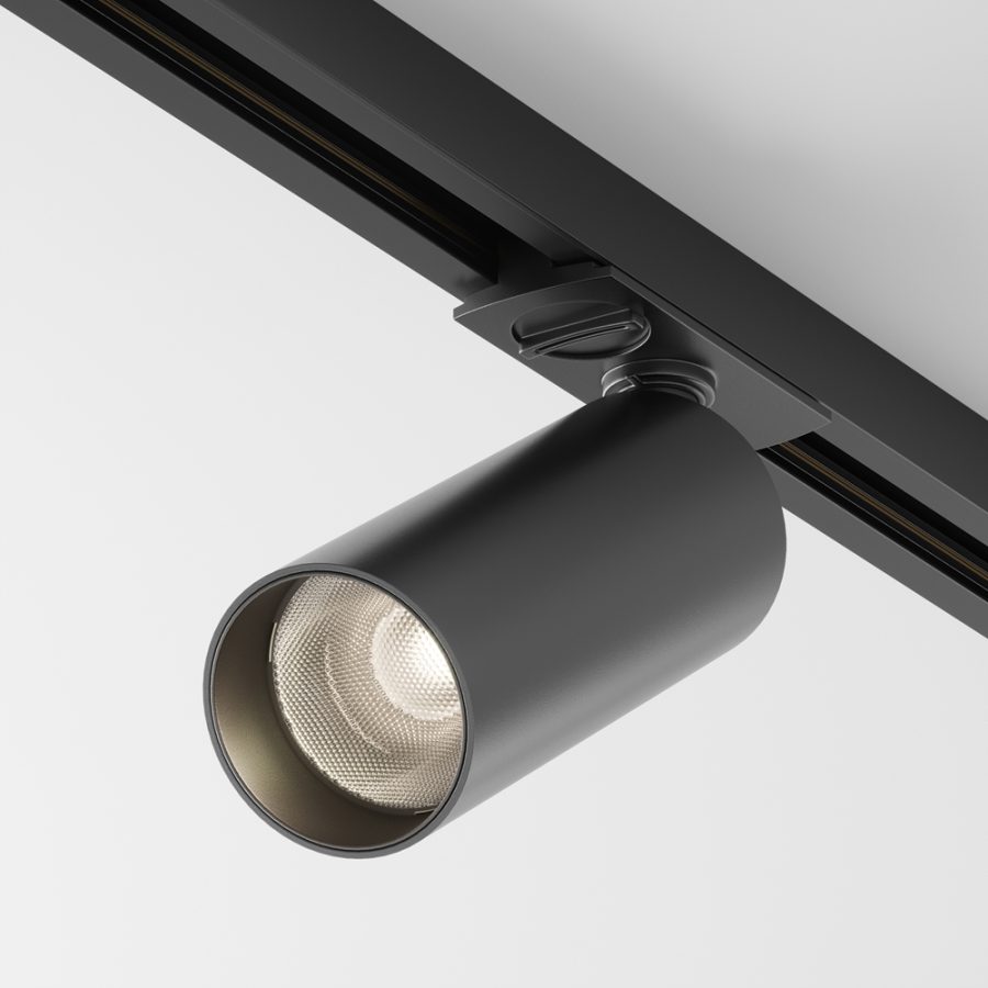 Spot pentru șină Focus LED - Art. TR021-1-12B3K-W-D-B, Maytoni, Negru