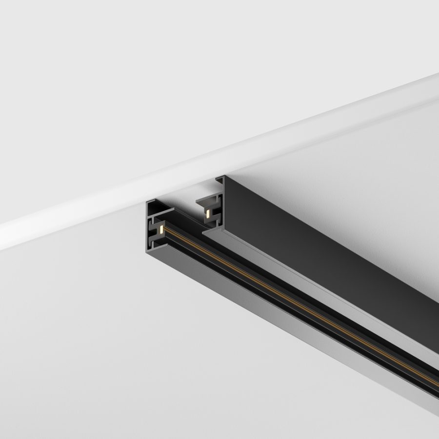 Șină aplicată Busbar trunkings Unity - Art. TRX001-111B, Maytoni, Negru