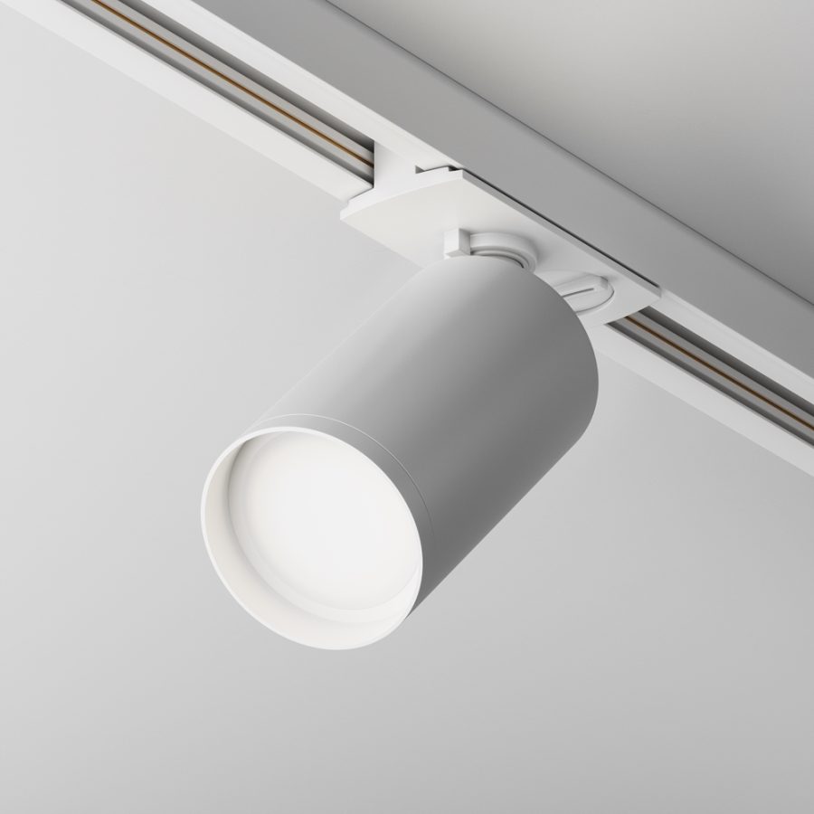 Spot pentru șină Focus S - Art. TR020-1-GU10-W, Maytoni, Alb