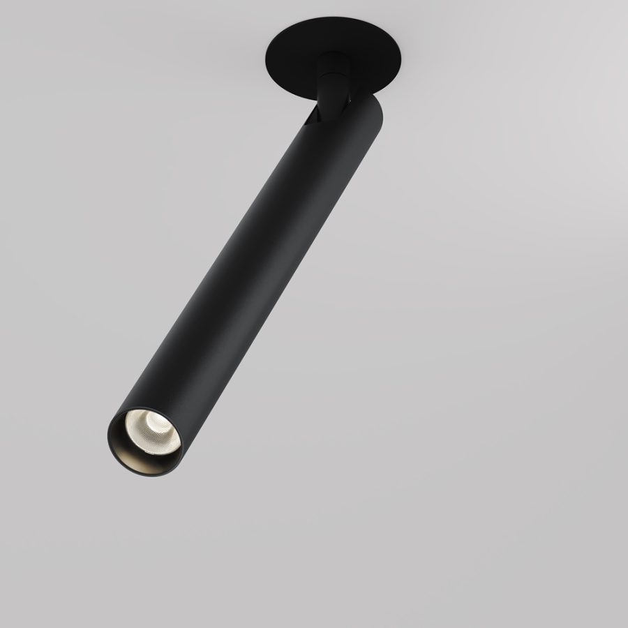 Spot încastrat Focus T - Art. C141RS-L300-6W3K-B, Maytoni, Negru