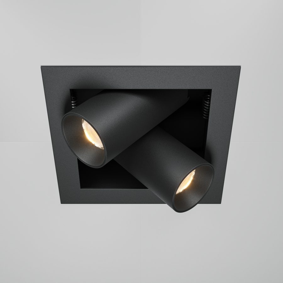 Spot încastrat Magnum - Art. DL094-02-7W3K-B, Maytoni, Negru