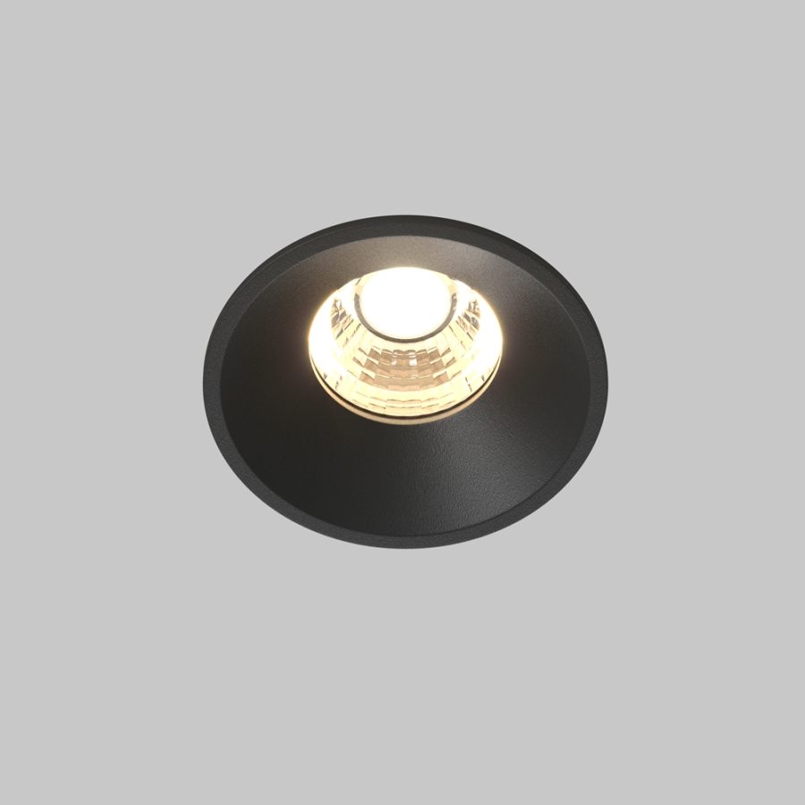 Spot încastrat Round - Art. DL058-7W3K-B, Maytoni, Negru