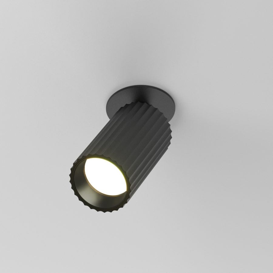 Spot încastrat Calipso - Art. C110CL-01-GU10-B, Maytoni, Negru