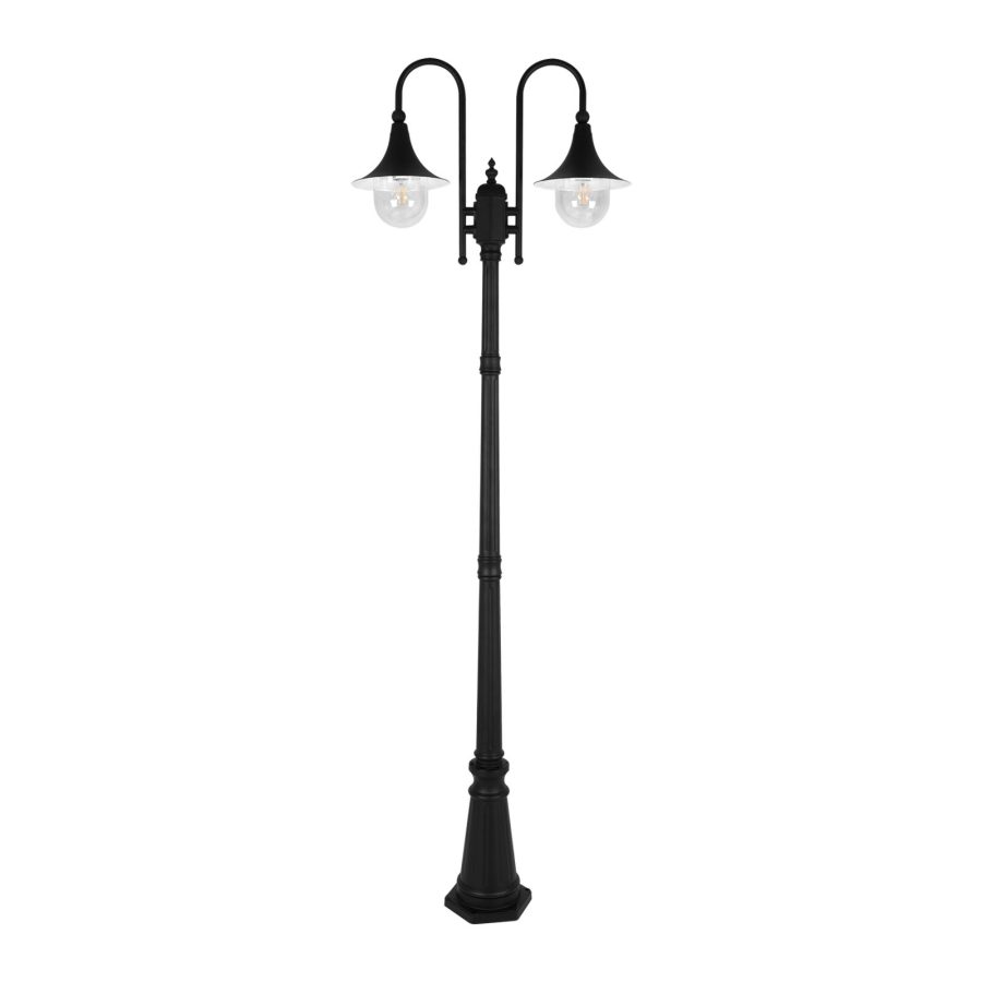 Stâlp de exterior K-8132 BLACK - BOSTON, Kaja Lighting, Negru
