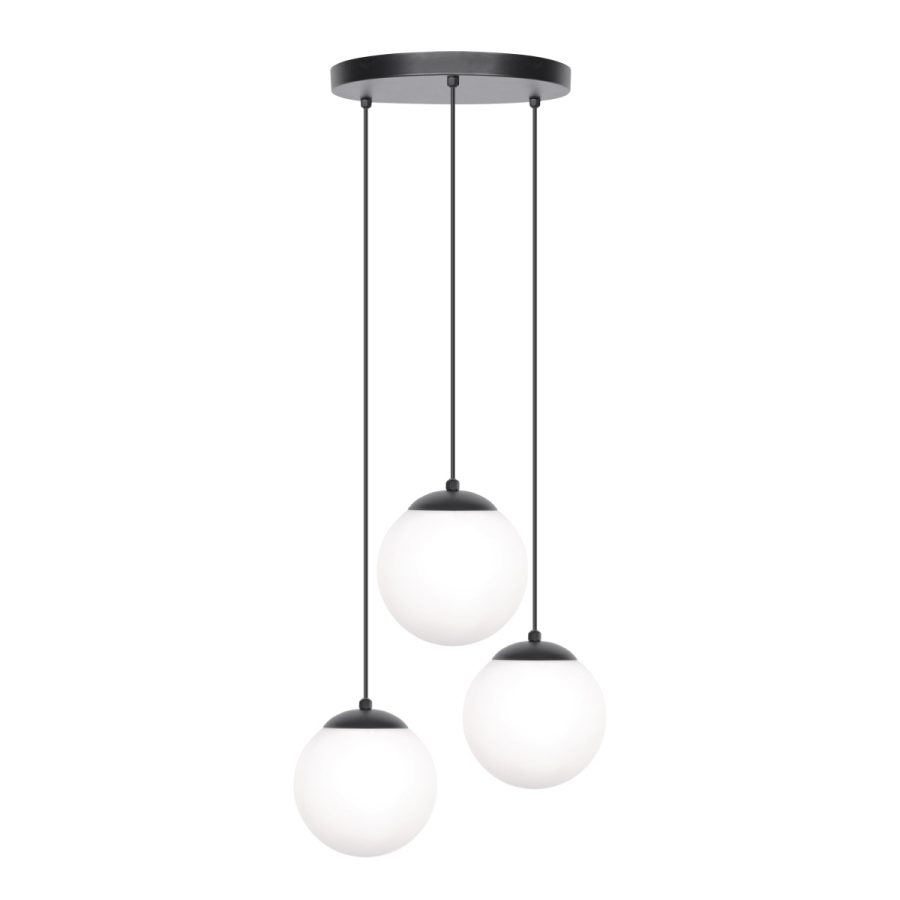 Suspensie de interior K-4746 - CAMINA, Kaja Lighting, Negru/Alb mat