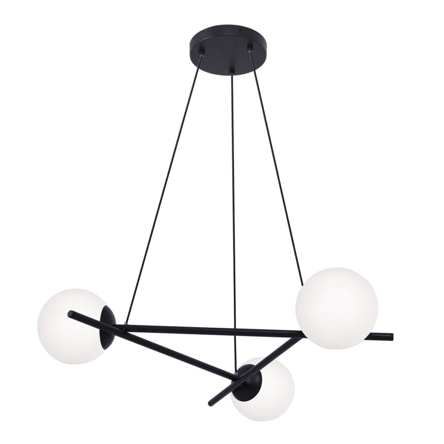 Suspensie de interior K-4966 - ARTON, Kaja Lighting, Negru/Alb mat