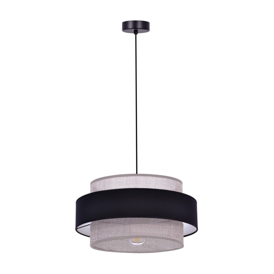 Suspensie de interior K-5171 - ETELA, Kaja Lighting, Negru/Gri