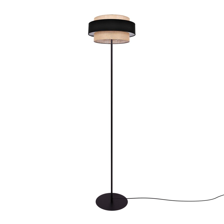 Lampadar de interior K-5235 - GATO, Kaja Lighting, Negru/Bej