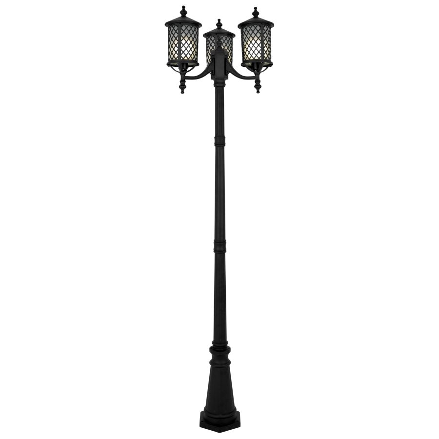 Stâlp de exterior K-8218 - CHICAGO, Kaja Lighting, Negru