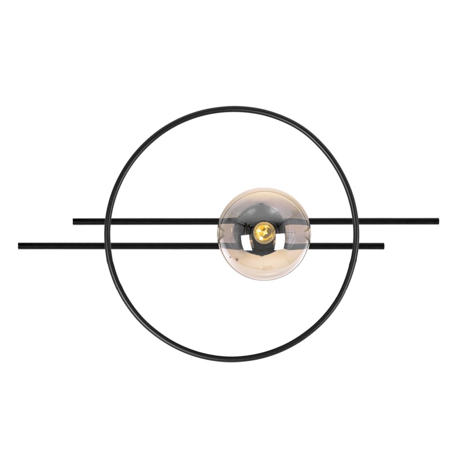 Aplică de interior K-5346 - CORSA, Kaja Lighting, Chihlimbar/Negru