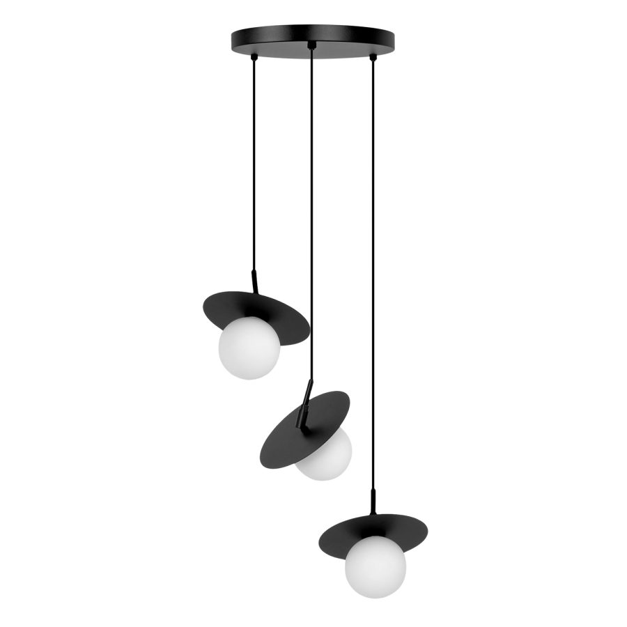 Suspensie de interior K-5375 - SANTE, Kaja Lighting, Negru/Alb