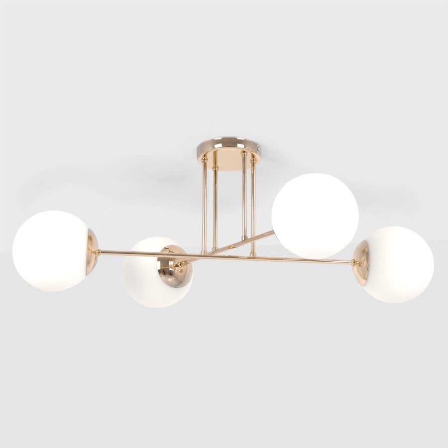 Lustră de interior K-5403 - LUMIA, Kaja Lighting, Alb/Auriu