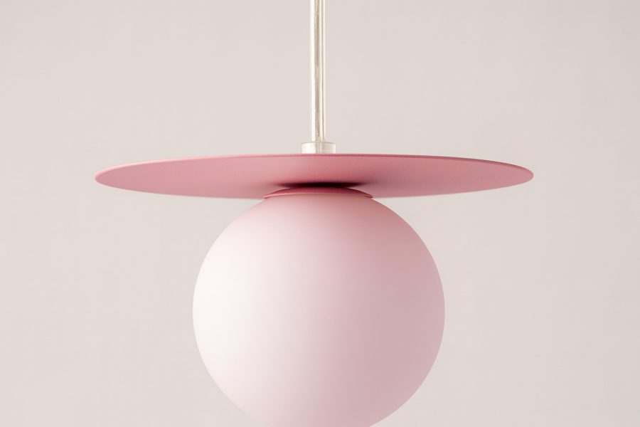 Suspensie de interior K-5440 - ROBIN, Kaja Lighting, Roz/Alb