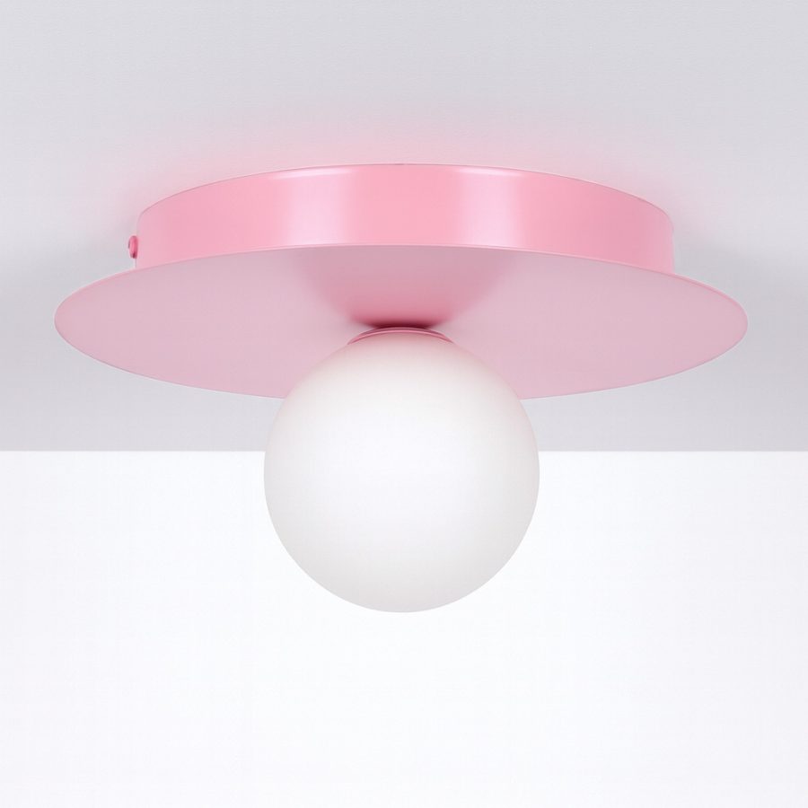 Lustră de interior K-5443 - ROBIN, Kaja Lighting, Roz/Alb