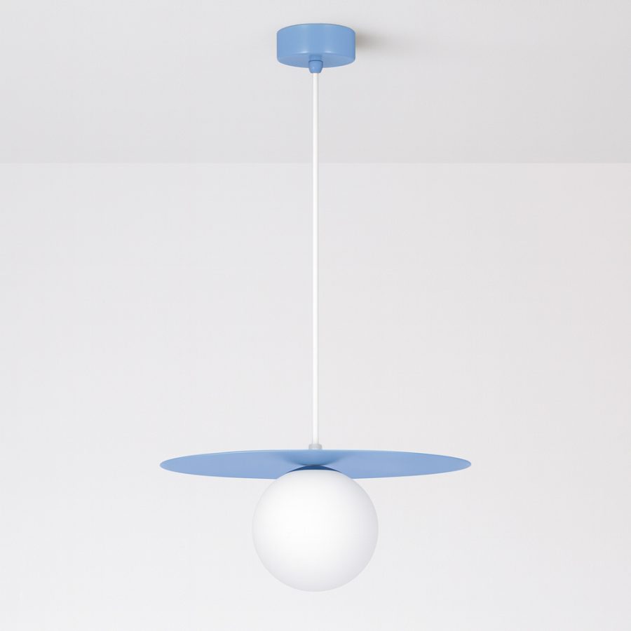 Suspensie de interior K-5446 - ROBIN, Kaja Lighting, Albastru/Alb