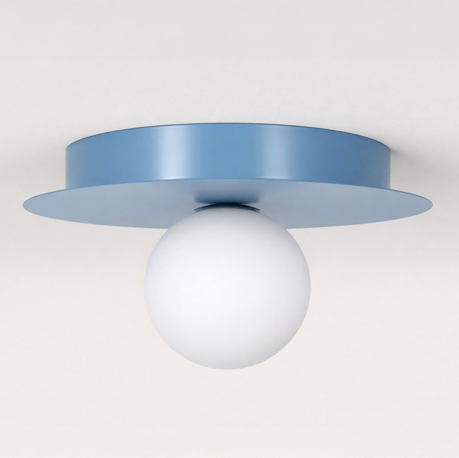 Lustră de interior K-5448 - ROBIN, Kaja Lighting, Albastru/Alb