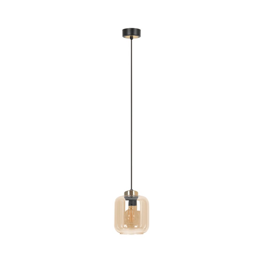 Suspensie de interior K-5510 - IGA, Kaja Lighting, Negru/Auriu/Chihlimbar