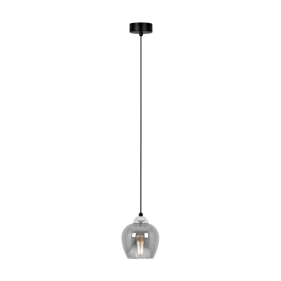 Suspensie de interior K-5610 - NIRA, Kaja Lighting, Negru/Crom