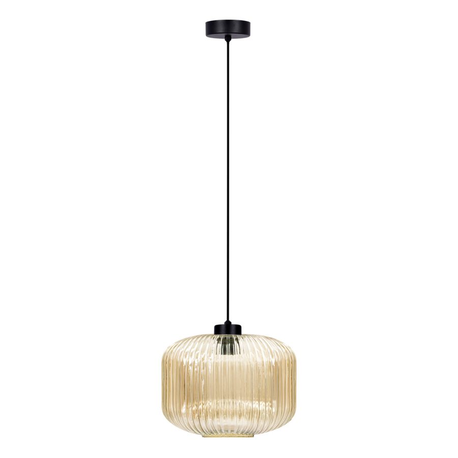 Suspensie de interior K-5651 - CLARK, Kaja Lighting, Chihlimbar/Negru