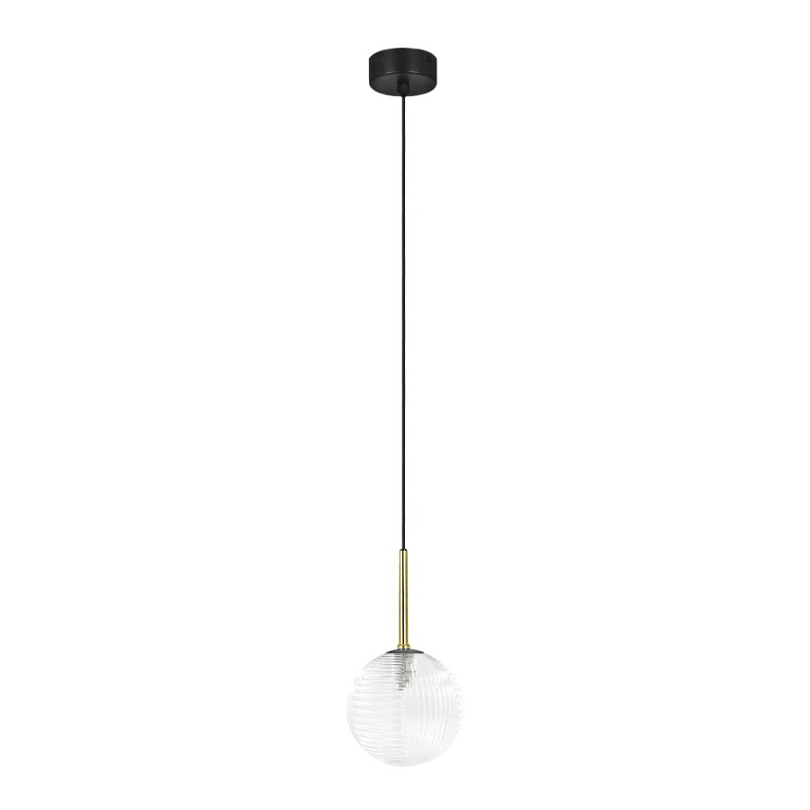 Suspensie de interior K-5680 - AURA, Kaja Lighting, Transparent/Negru