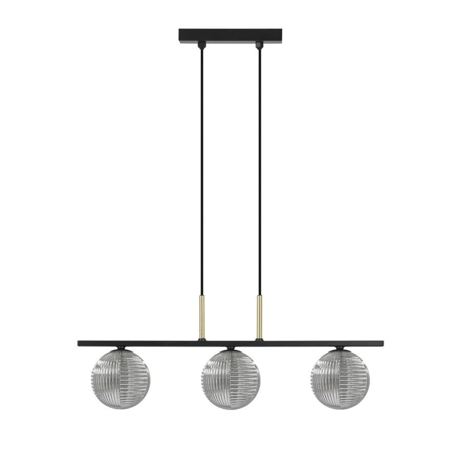 Suspensie de interior K-5692 - FADO, Kaja Lighting, Grafit/Negru/Auriu