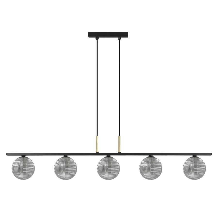 Suspensie de interior K-5693 - FADO, Kaja Lighting, Grafit/Negru/Auriu