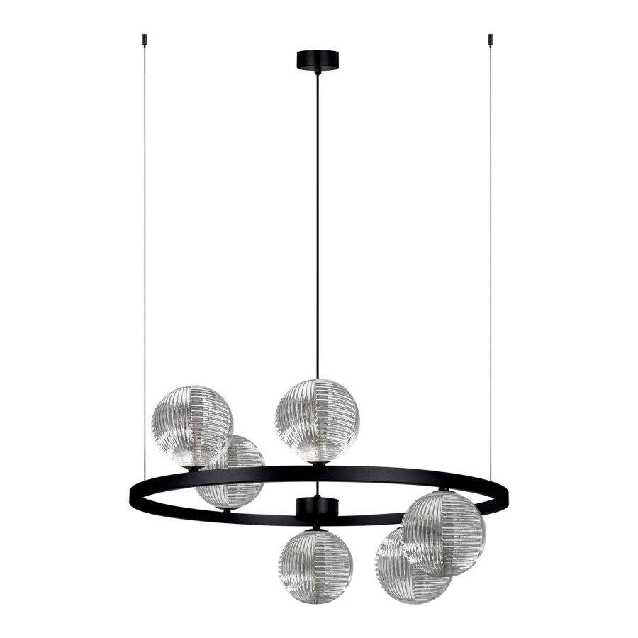 Suspensie de interior K-5703 - MONZA, Kaja Lighting, Grafit/Negru
