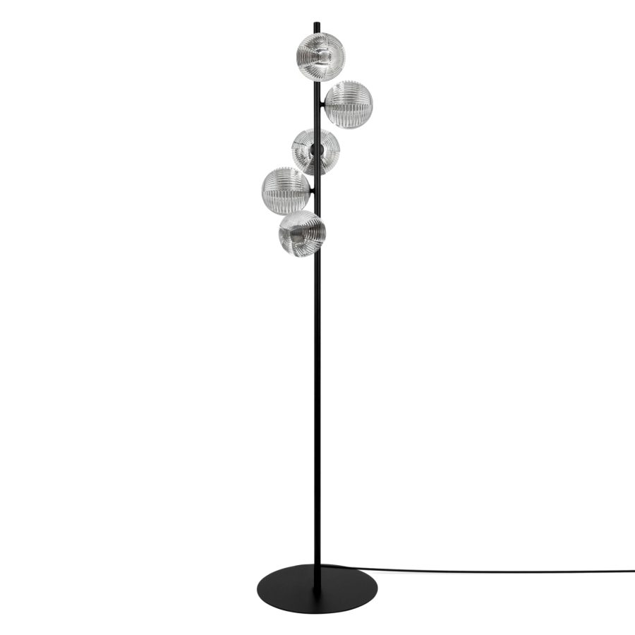 Lampadar de interior K-5705 - MONZA, Kaja Lighting, Grafit/Negru