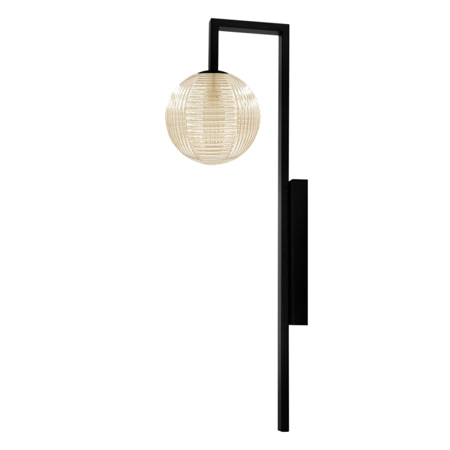 Aplică de interior K-5768 - EMIR, Kaja Lighting, Chihlimbar/Negru