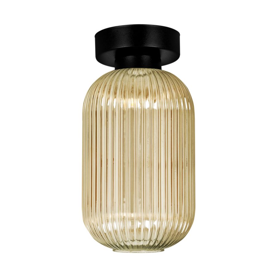 Lustră de interior K-5742 - FADIGA, Kaja Lighting, Chihlimbar/Negru