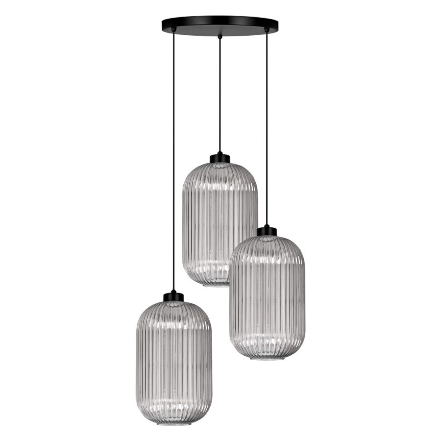 Suspensie de interior K-5756 - SILVA, Kaja Lighting, Grafit/Negru