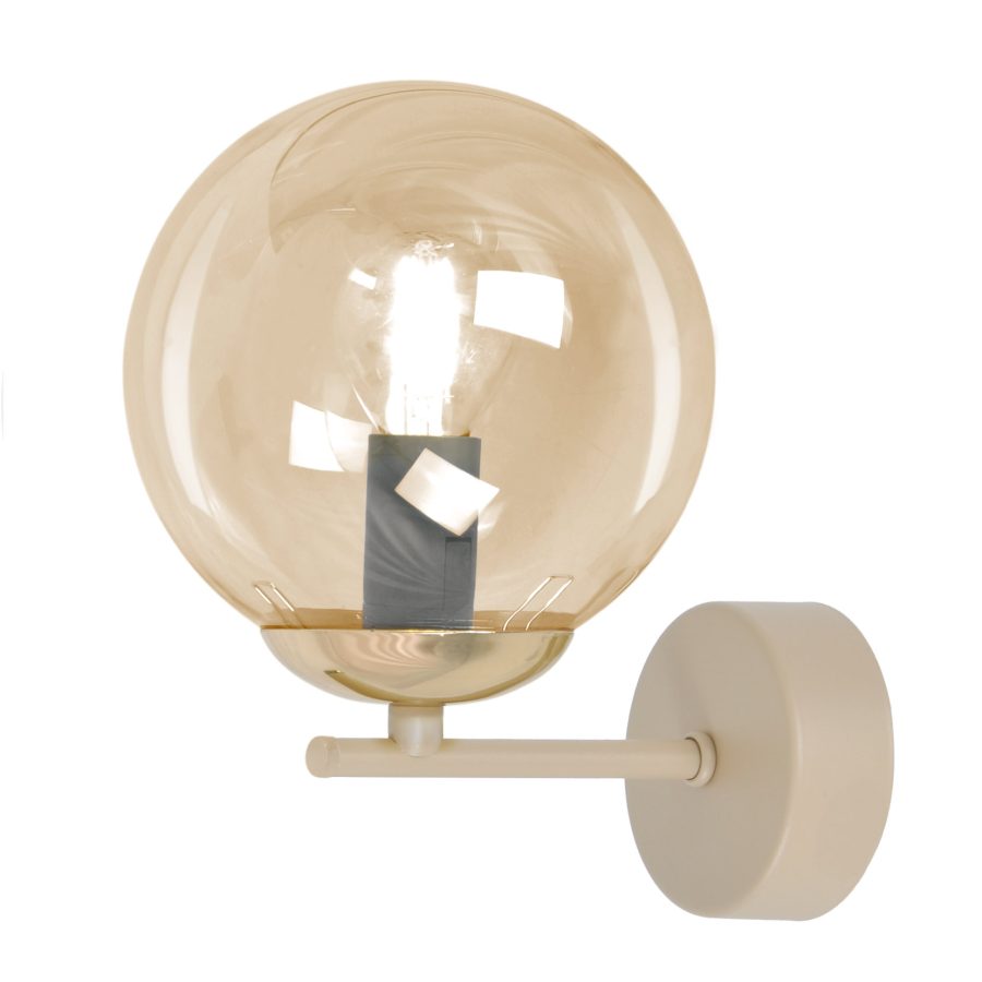 Aplică de interior K-5785 - FELIX, Kaja Lighting, Chihlimbar/Bej