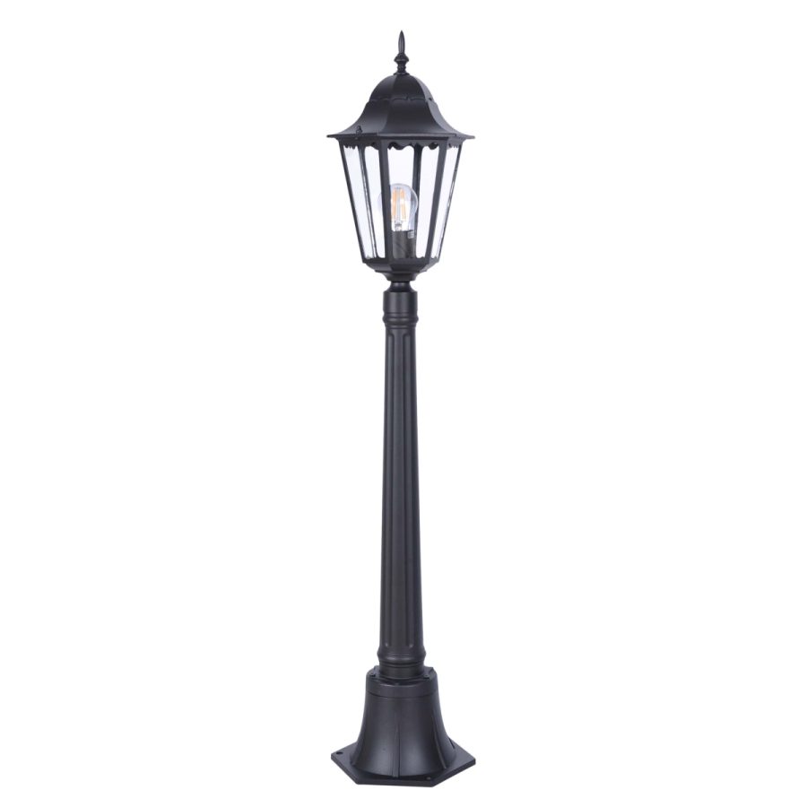 Stâlp de exterior K-6006A BLACK - LOZANA, Kaja Lighting, Negru