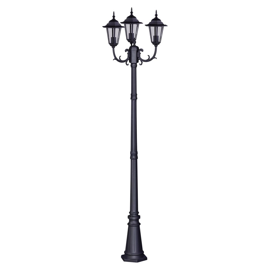 Stâlp de exterior K-7009A2/3 BLACK - STANDARD, Kaja Lighting, Negru