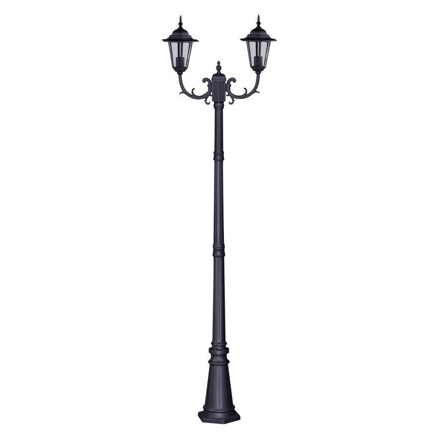 Stâlp de exterior K-7064A2/2 BLACK - STANDARD, Kaja Lighting, Negru