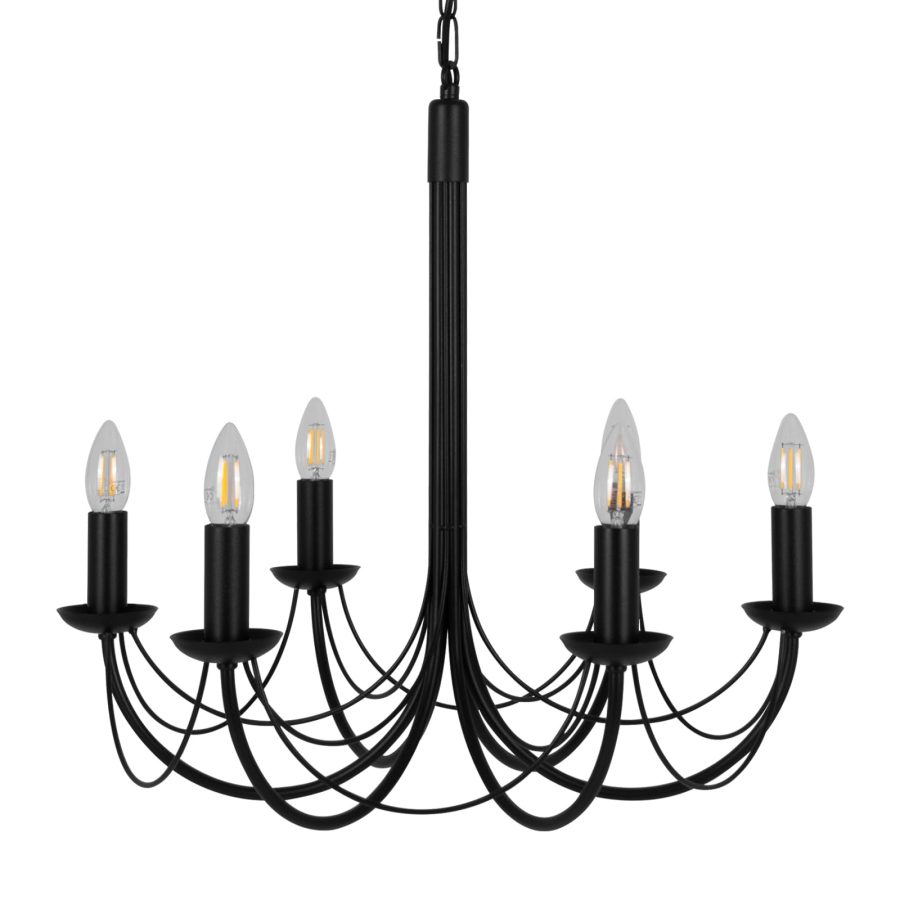 Suspensie de interior K-3520 - PERSEO, Kaja Lighting, Negru