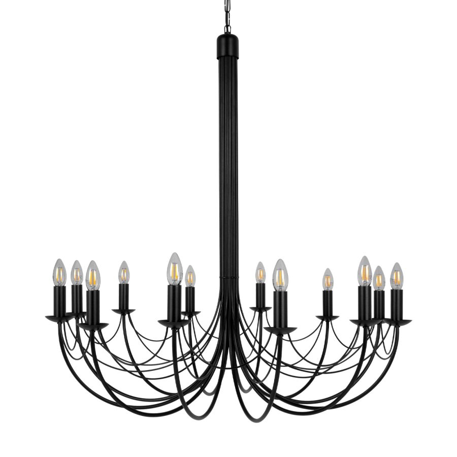 Candelabru de interior K-3522 - PERSEO, Kaja Lighting, Negru