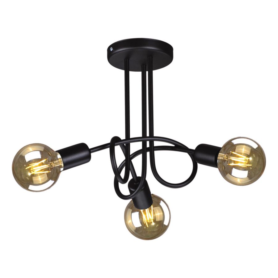 Lustră de interior K-3620 - DEZE, Kaja Lighting, Negru