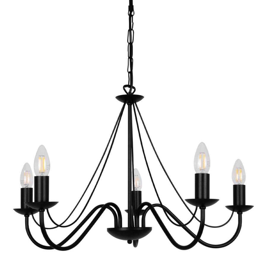 Suspensie de interior K-3991 - BARTEZ, Kaja Lighting, Negru