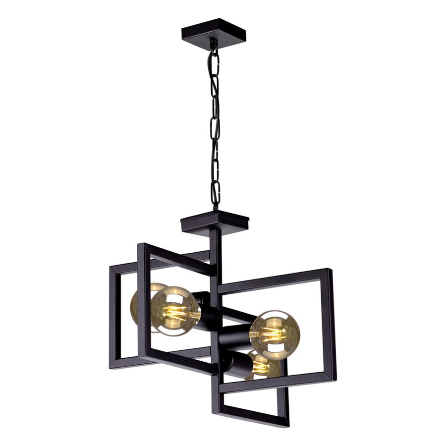 Suspensie de interior K-4036 - LAVAYA, Kaja Lighting, Negru