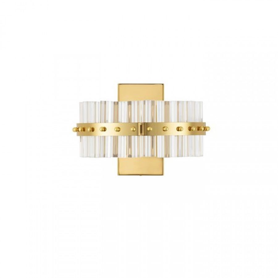 Aplica Nova Luce Kezo, auriu, LED, 19W, 1045 lumeni, alb cald 3500K, 9019737