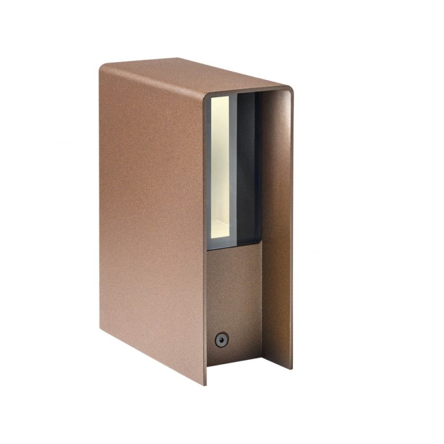 Aplica exterior Izar, corten, LED, 11W, 322 lumeni, alb cald 3000K, IP65, 90648