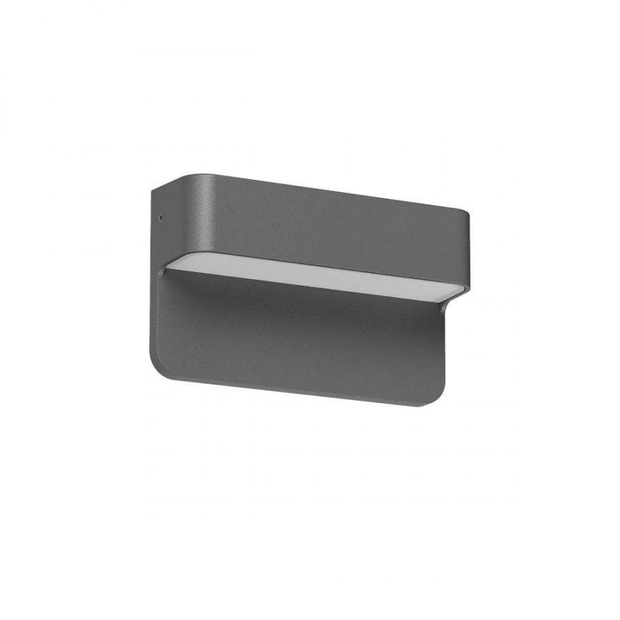 Aplica exterior tip steplight Kant, gri inchis, 3W, 187 lumeni, 2700K/3000K, IP65, 91014